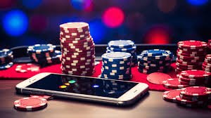 Mobile phone showing American Roulette table layout and betting interface